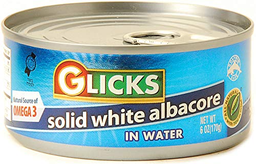Glicks Solid White Tuna in Water 6 Oz (pack of 12)