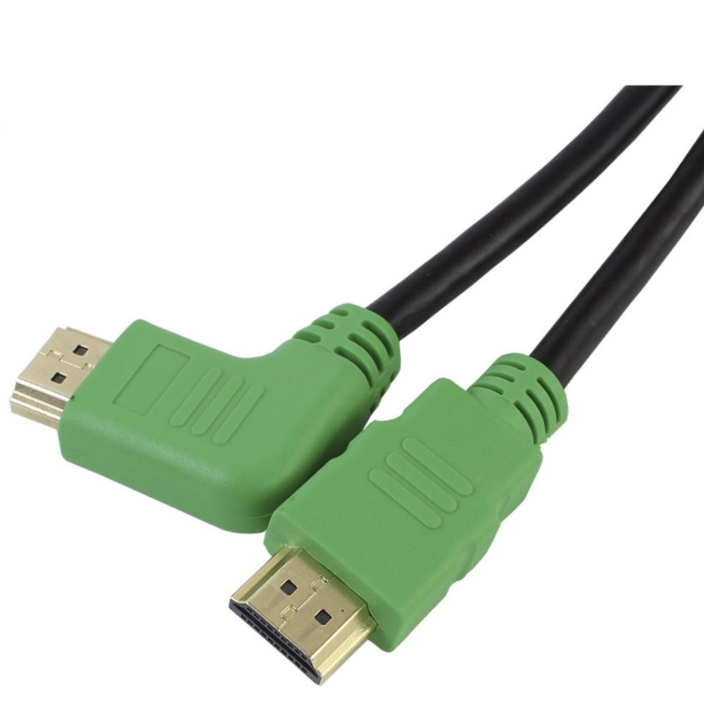 Cabo De Vídeo - Hdmi 2.0 - 3M Md9 - 7668 (Uma Ponta Com Ângulo De 90º Fixo) Md9