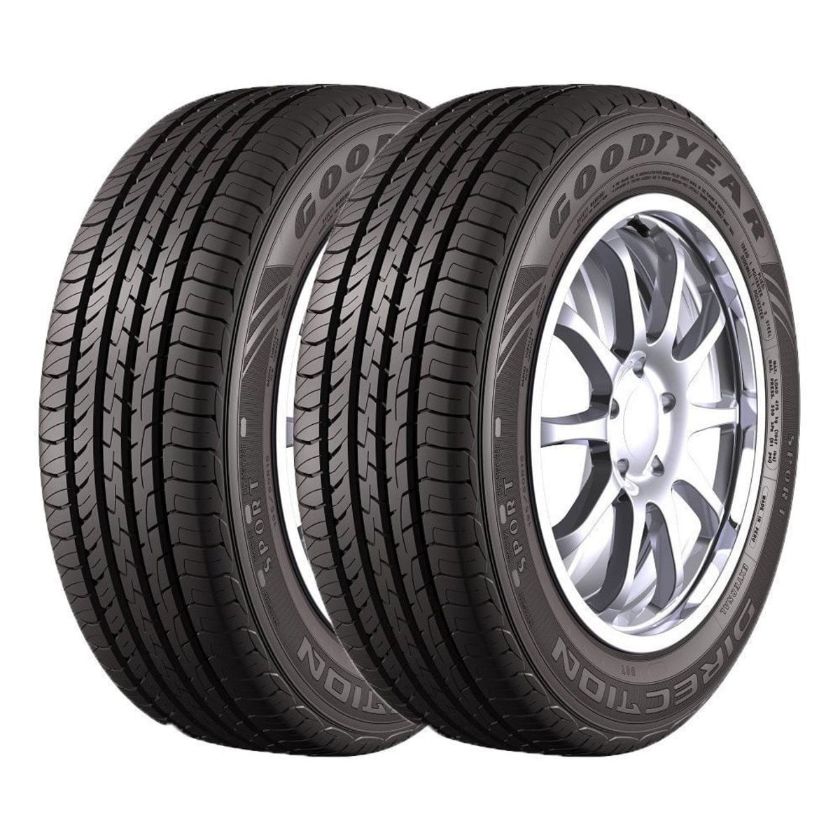 Kit Pneu Aro14 Goodyear Direction Sport 185/60R14 82H Sl Tl - 2 Unidades
