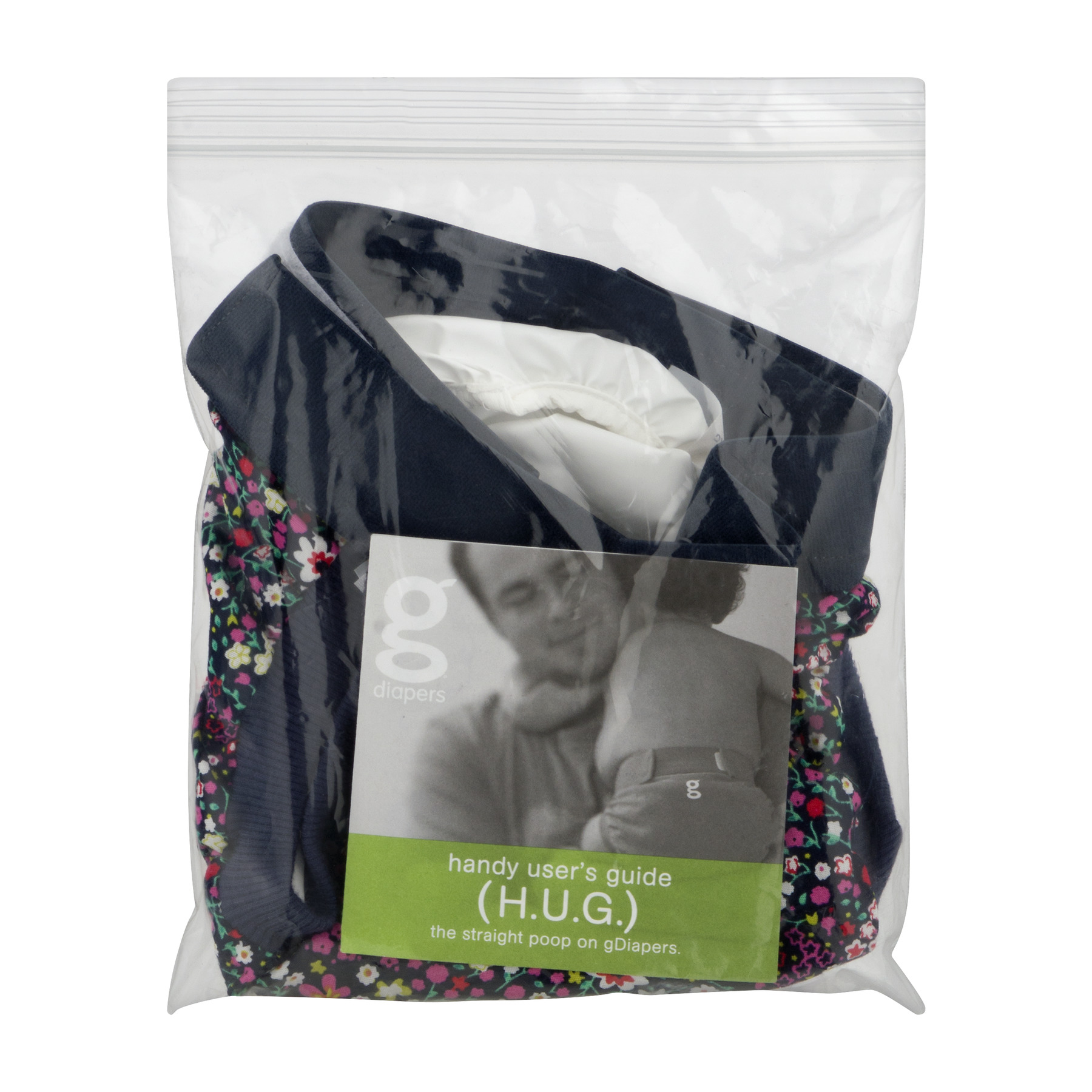 GDiapers Reusable Diaper Cover Medium, Blue, 1.0 CT