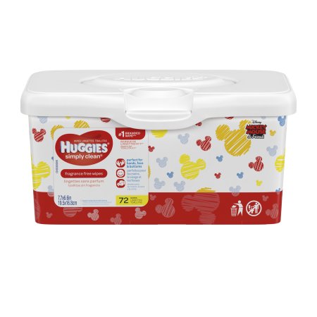 Huggies Wipes Simply Clean Fragrance Free, 72 Wipes