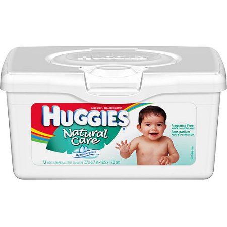 Huggies Natural Care Thick 'n' Clean Aloe & Vitamin E Baby Wipes - 72 CT