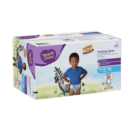 Parent's Choice Training Pants for Boys, Size 2T-3T, 90 Pants