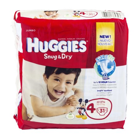 Huggies Snug & Dry Size 4 Diapers - 31 CT