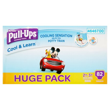 Huggies Pull Ups Training Pants Huge Pack 2T-3T 18-34 Lbs, 82 Count
