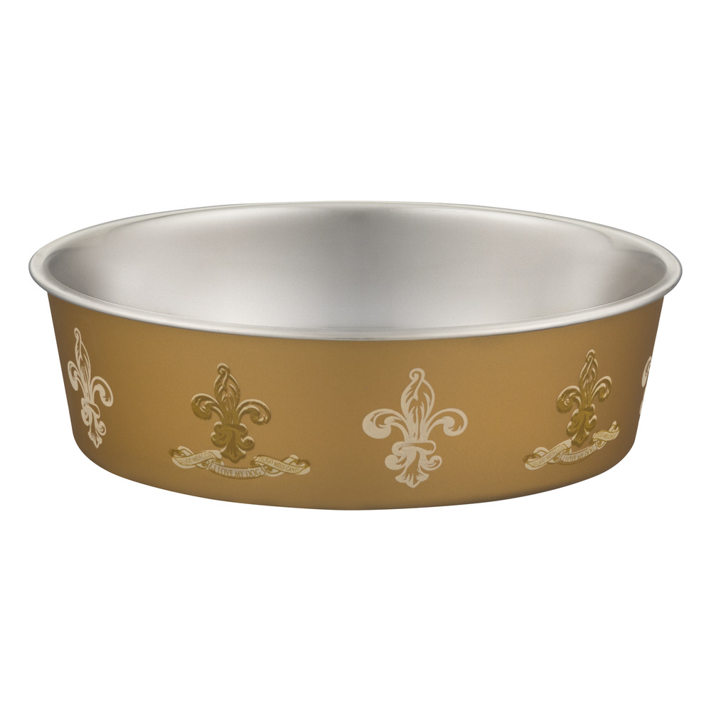 Loving Pets Bella Bowls Fleur-De-Lis Large, 1.0 CT