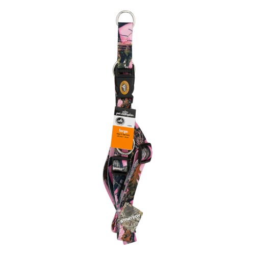 Pet Champion Step in Harness Large Pink Camo, 1.0 CT