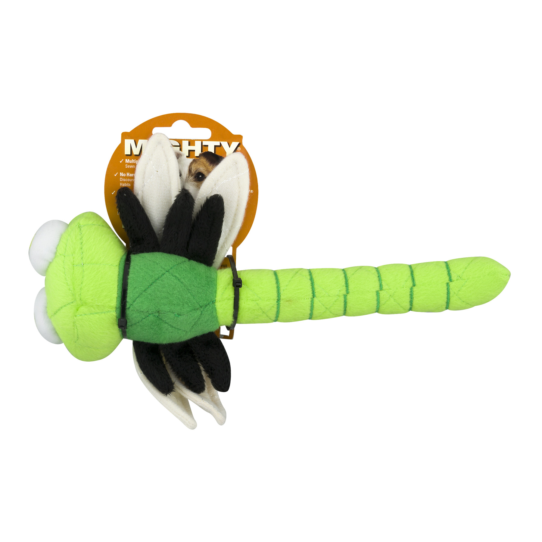 MidWest Homes for Pets Mighty Dog Toy Dragonfly Green, 1.0 CT