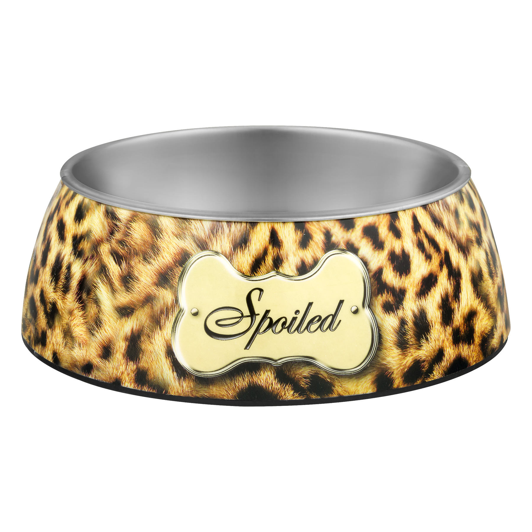 Loving Pets Milano Spoiled Leopard Bowl Large, 1.0 CT