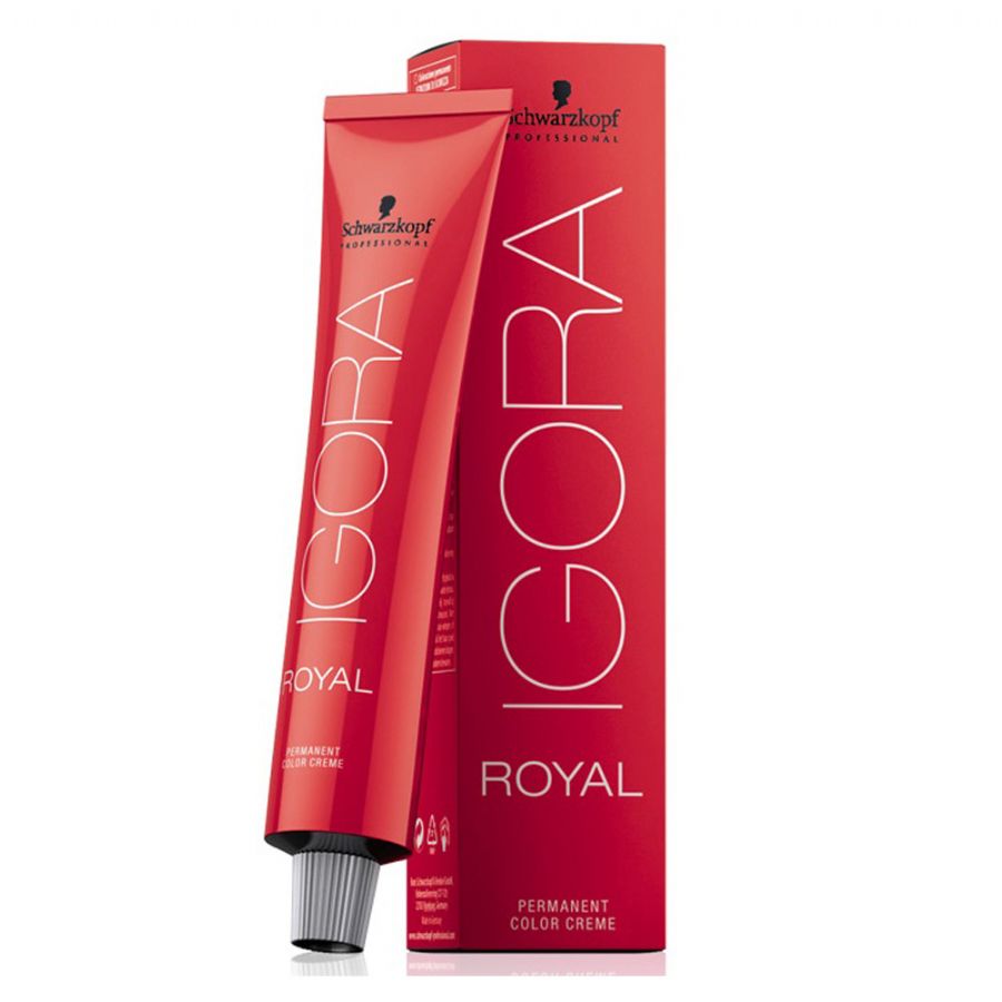 Schwarzkopf Professional Igora Royal Permanent Hair Color Creme Dye (7-57 Medium Gold Copper Blonde)