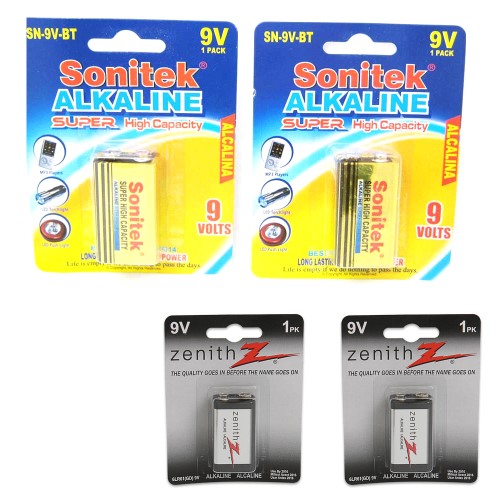 2 9V Batteries Battery Alkaline Super High Capacity Charger Volt New Heavy Duty