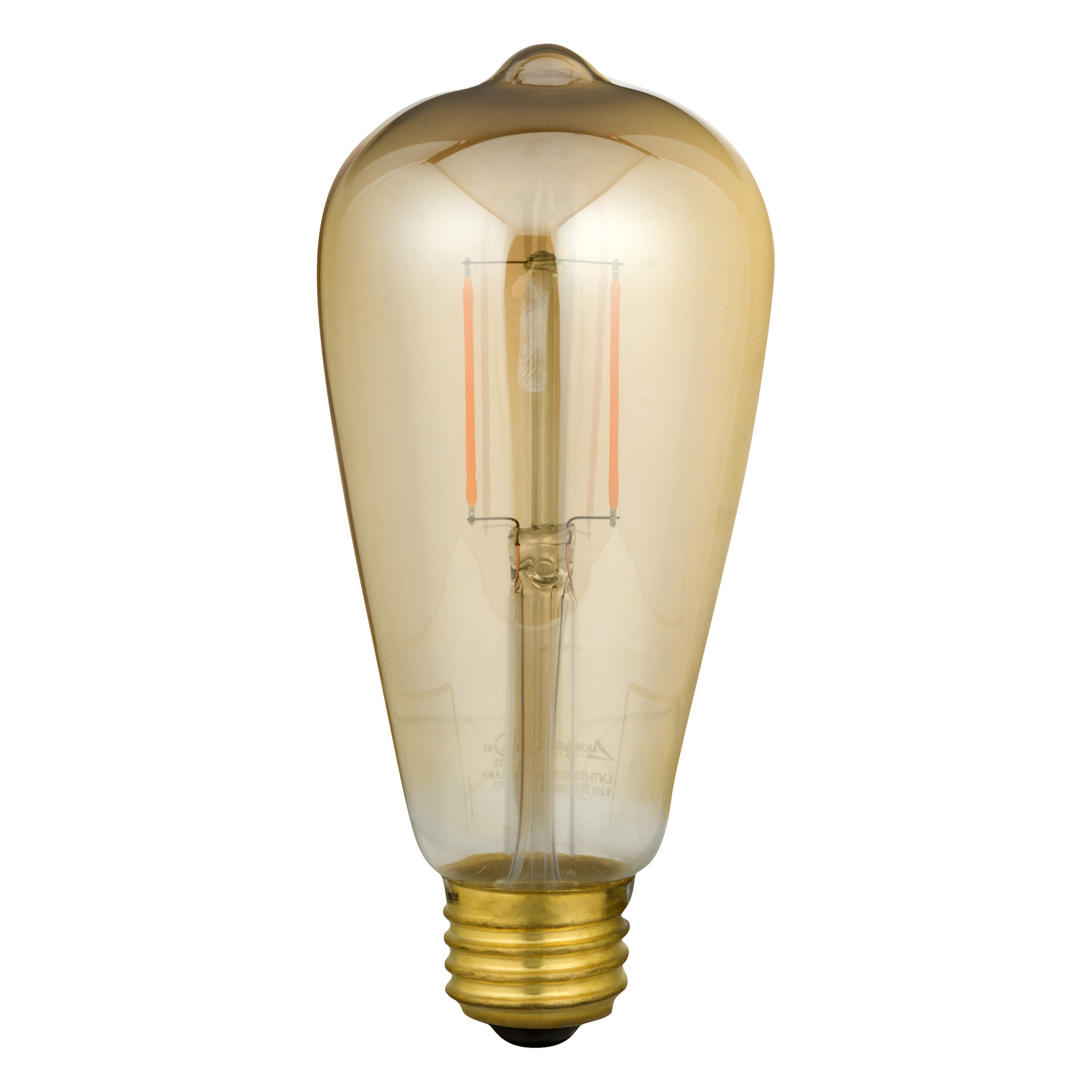 Nutech LED  E19 Vintage Amber Bulb 2.0W, 1.0 CT