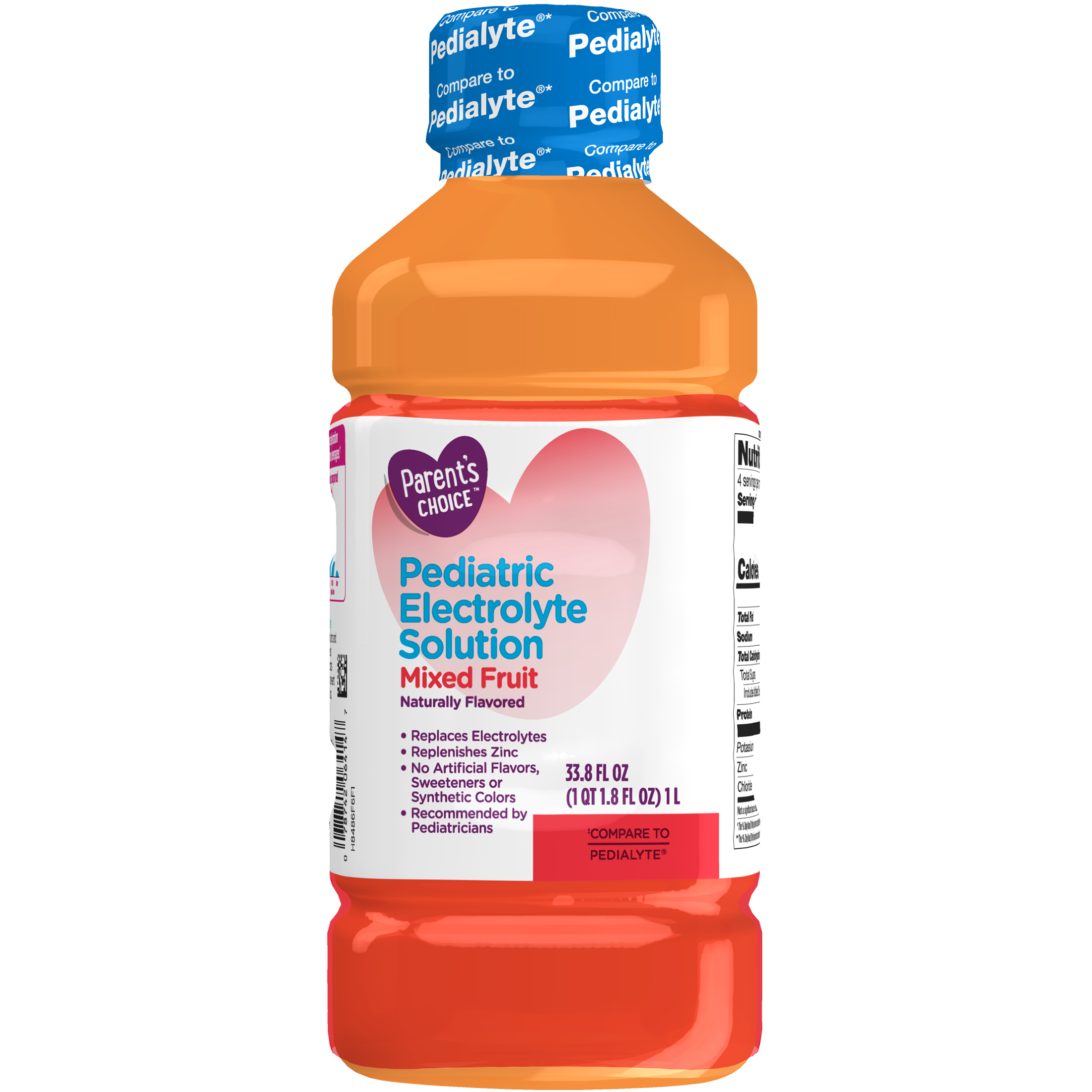 Parent S Choice Electrolyte Solution Mixed Fruit 8 Fl Oz Bottle