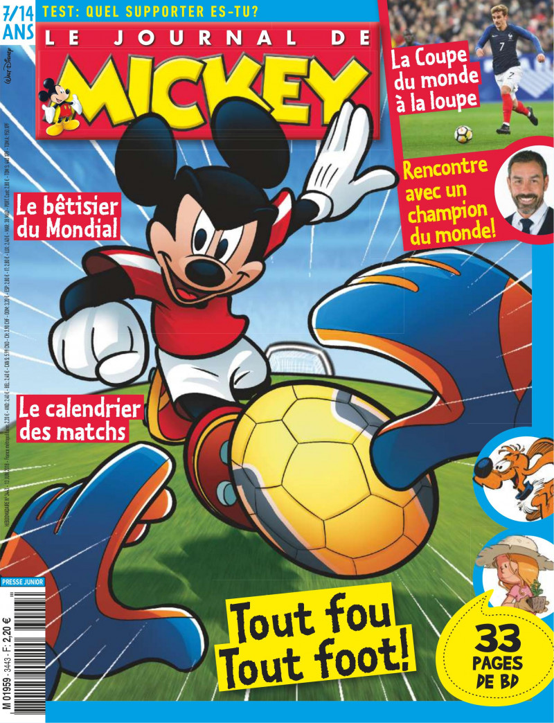 Le Journal De Mickey T.3443 Le Journal De Mickey NÂ° 3443