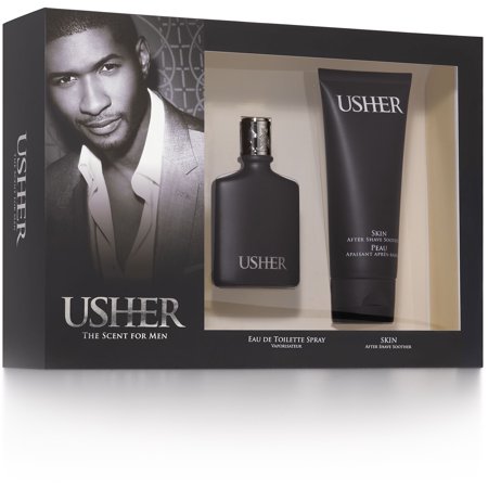 Usher 2 Pc. Gift Set ( Eau De Toilette Spray 1.0 Oz / 50 Ml + Aftershave Soother 3.4 Oz / 100 Ml for Men
