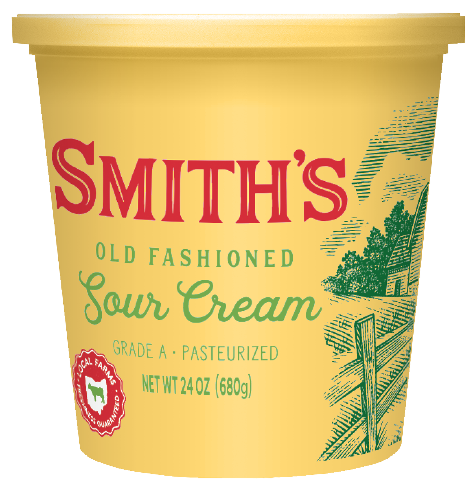 Smith's Old Fashioned Sour Cream, 24 Oz.