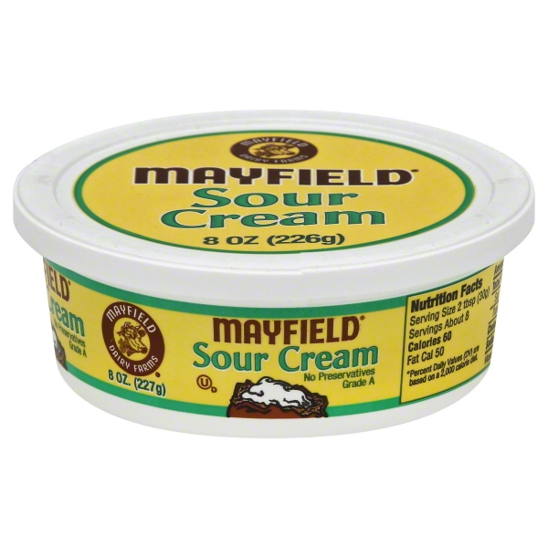 Mayfield Sour Cream, 8 Oz.