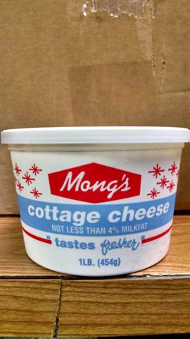 Mong's 4% Milkfat Cottage Cheese, 16 Oz.
