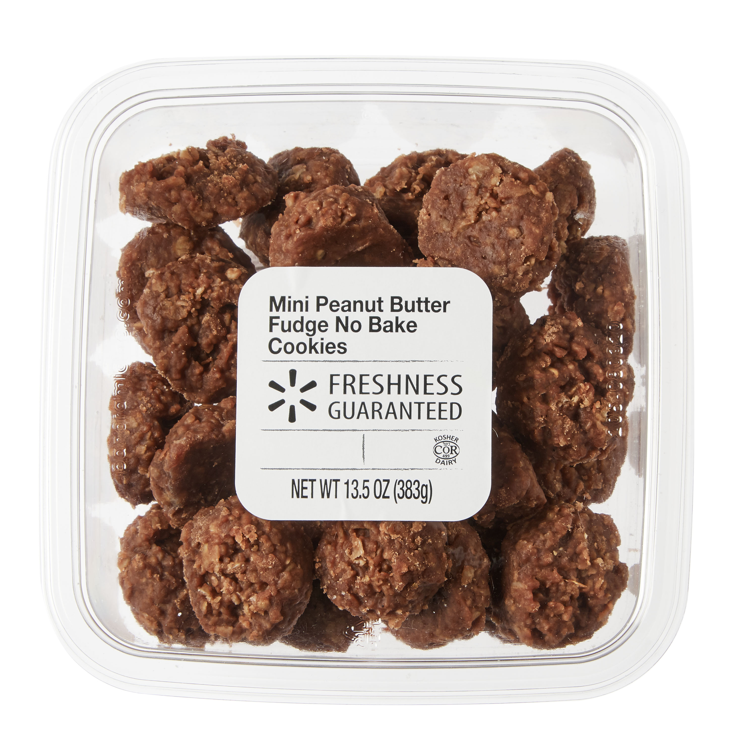 Freshness Guaranteed Mini Peanut Butter Fudge No-Bake Cookies, 13.5 Oz