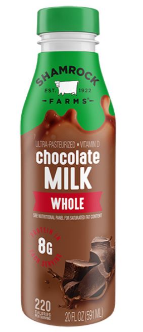 Shamrock Farms Vitamin D Chocolate Milk, 20 Fl. Oz.
