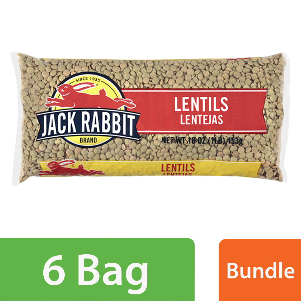 Diet info for Jack Rabbit Dry Lentil Beans - Spoonful