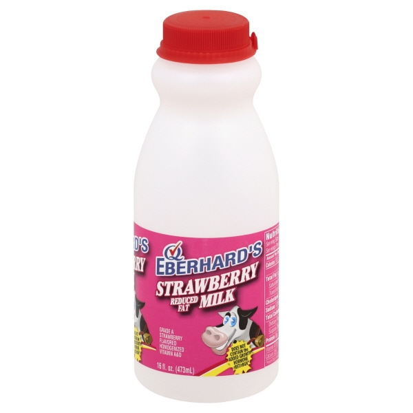 Diet info for Eberhard's Dairy Reduced-Fat Strawberry Flavoured Milk ...