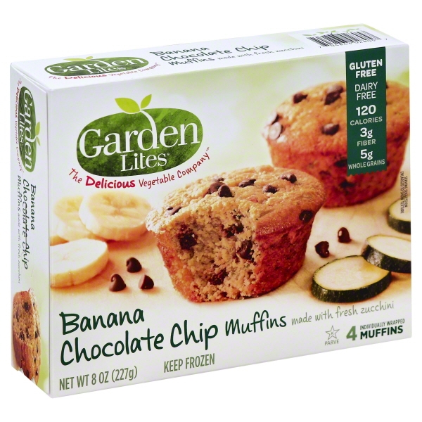 Garden Lites Veggies Made Great Muffins Banana Chocolate Chip, 8.0 OZ