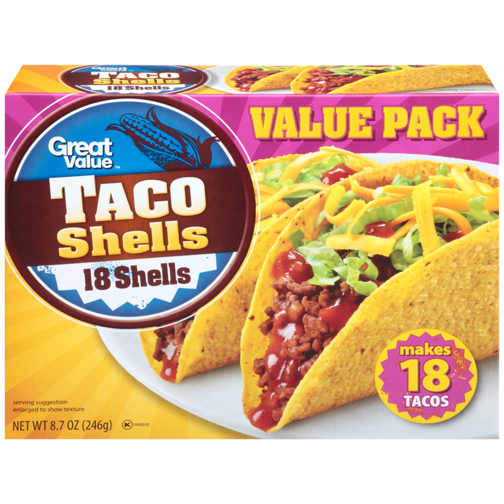 Great Value™ Taco Shells 8.7 Oz. Box