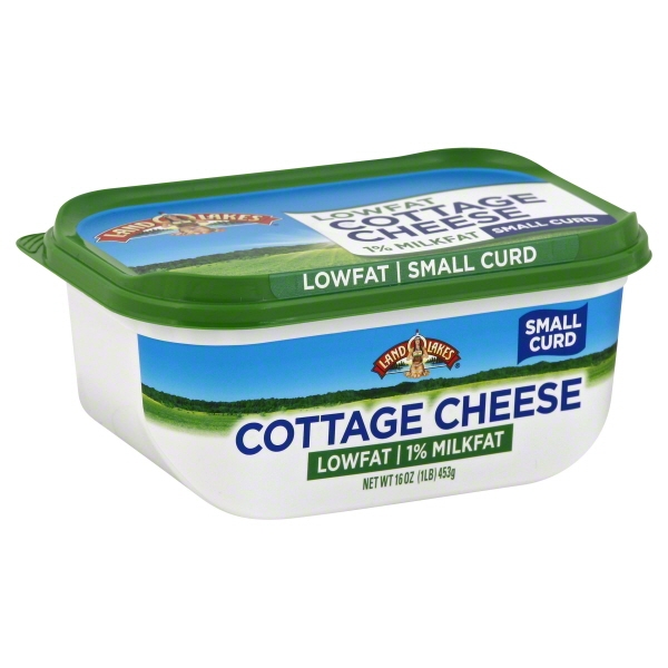 Land O'Lakes 1% Milk Fat Small Curd Cottage Cheese, 16 Oz.