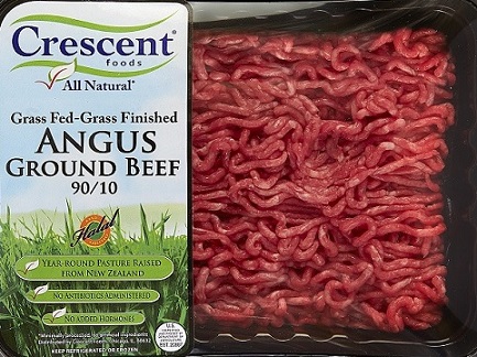 Grass Fed & Finished Angus Ground Beef 90/10 , 1.0-1.25 Lbs