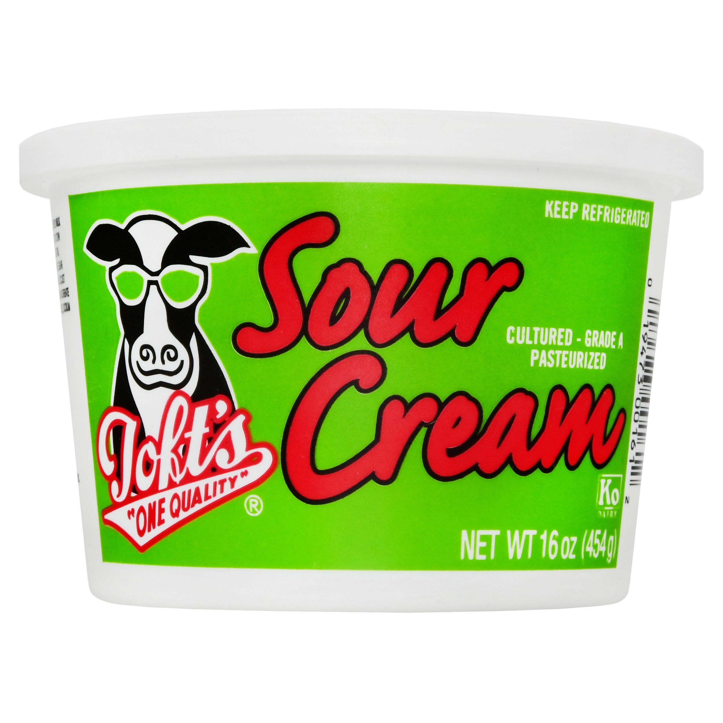 Toft's Sour Cream, 16 Oz.