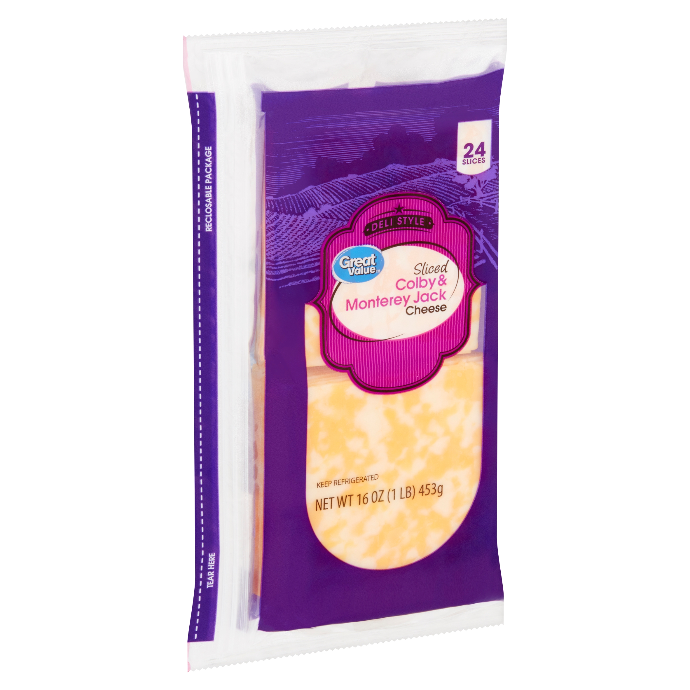 Deli Style Sliced Colby & Monterey Jack Cheese