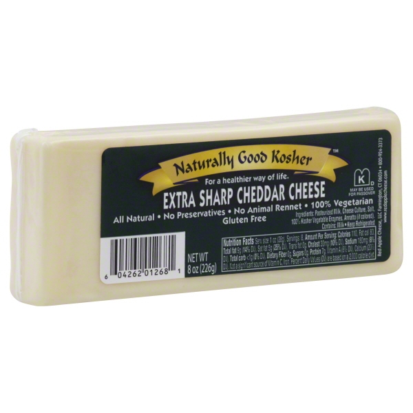 Naturally Good Kosher, Extra Sharp Cheddar Cheese
