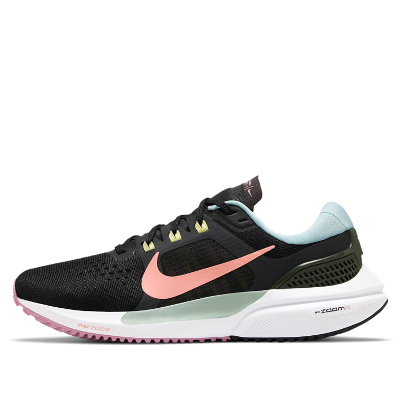 Nike Air Zoom Vomero 15 BLACK/PINK/GREEN Marathon Running Shoes (Women's) DJ0037-061 (Size: US 5)