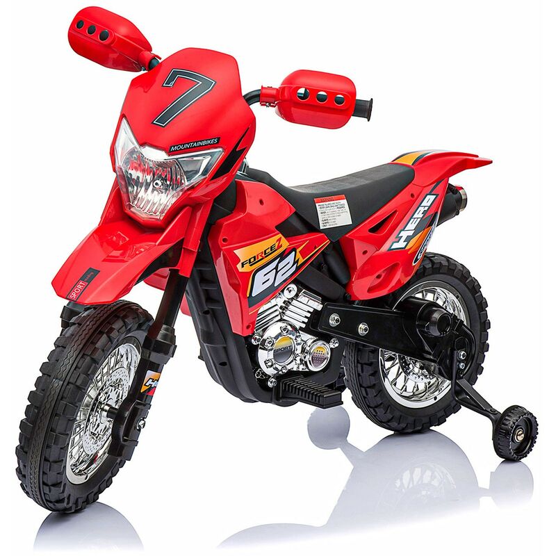Mini Moto électrique Pour Enfant 6V - Puissance: 35W - Vitesse Max: 6 Km/h - a Partir De 12 Mois - Autonomie: 15 à 30 Min