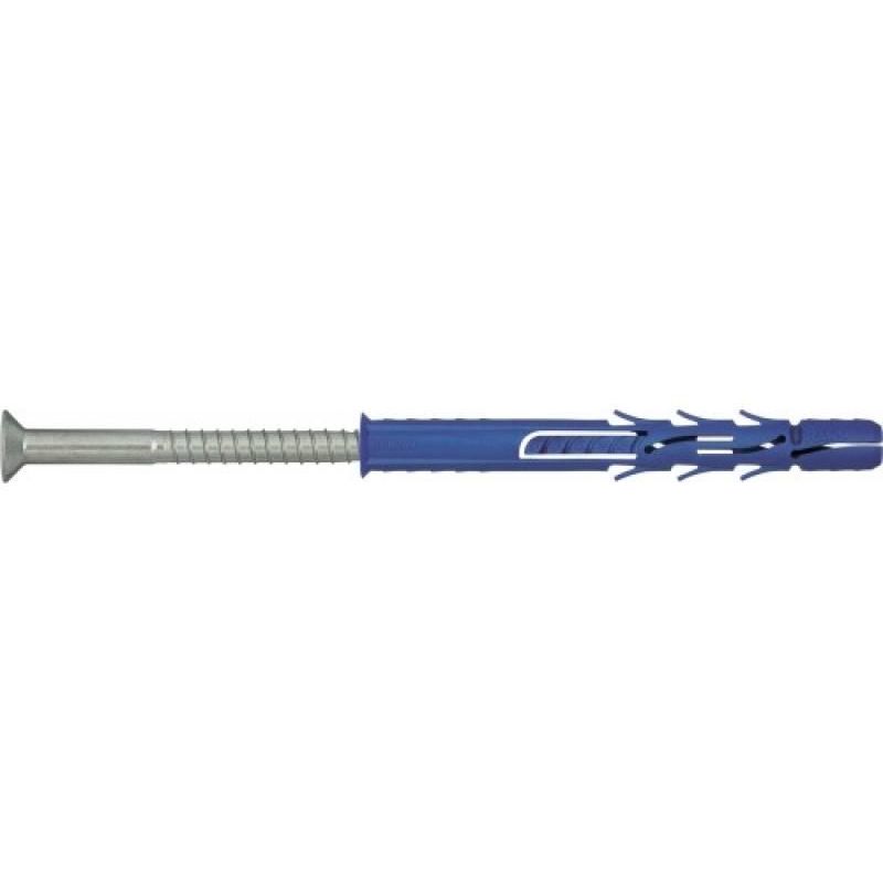 Rawl FF1 CounterSunk Head Nylon Frame Fixing Zinc Plated 8mm 80mm Pack of 50