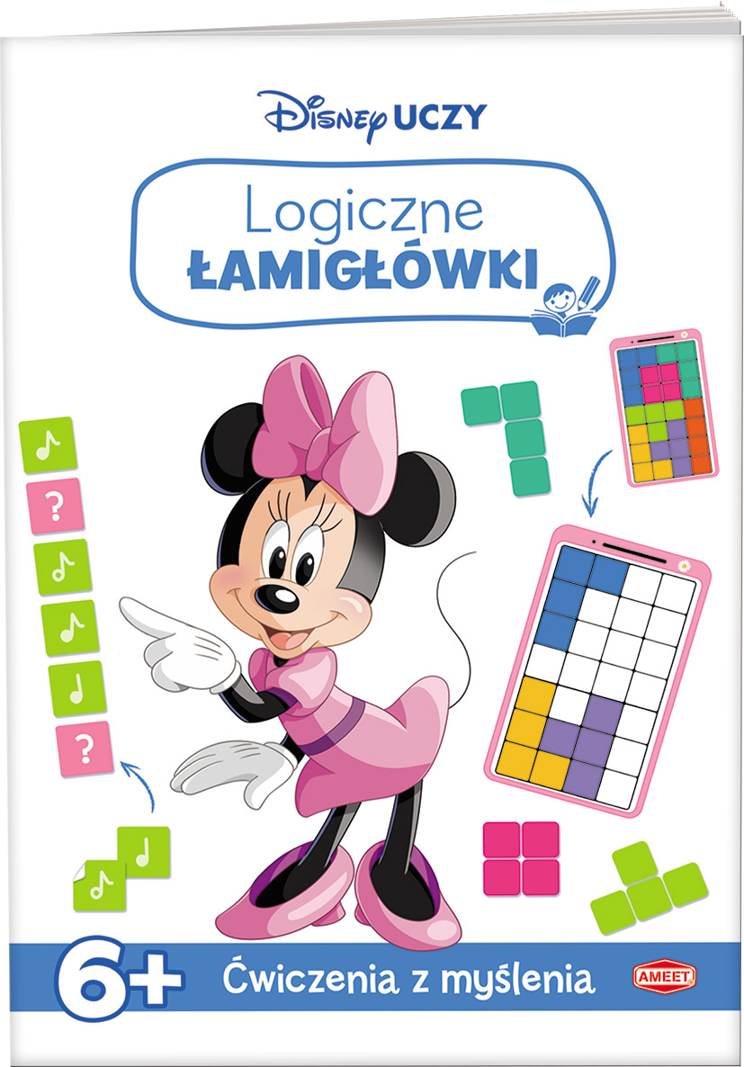 Disney Uczy Minnie Logiczne łamigłówki ŁAM-9303