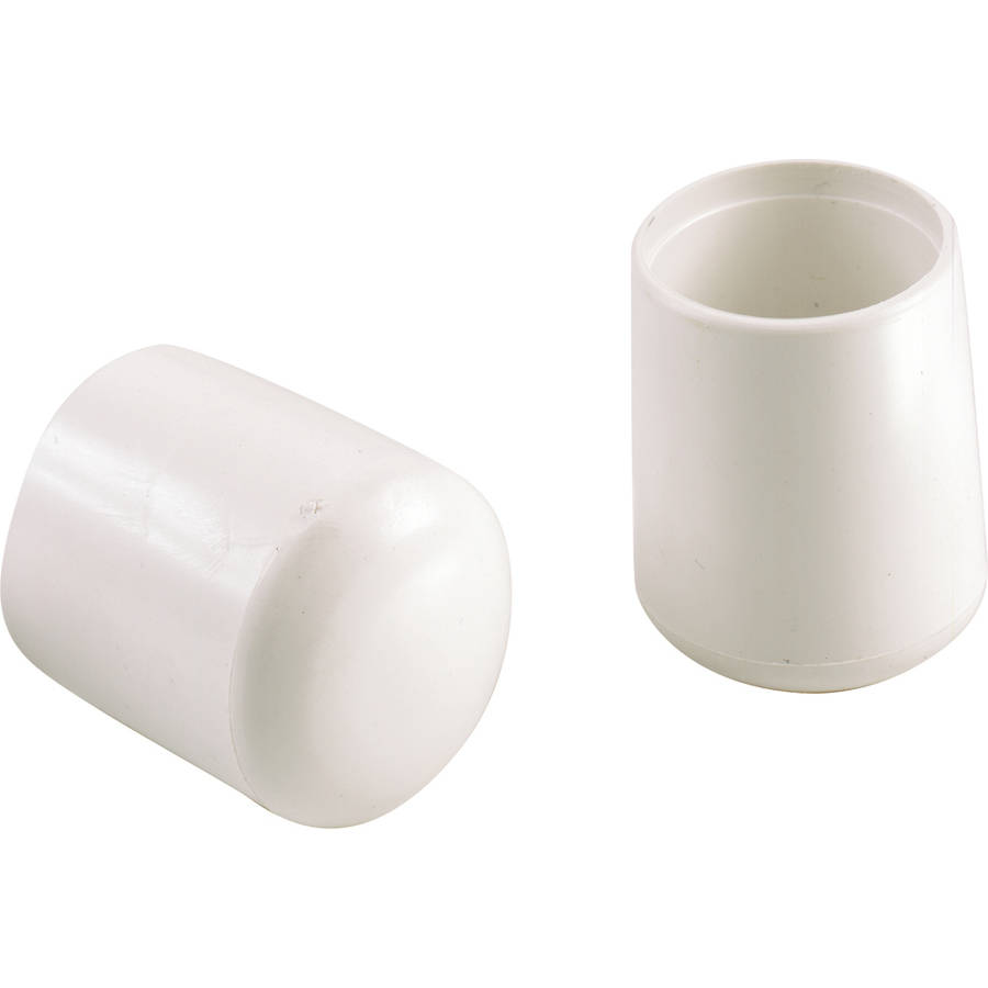 Furn Tips 3/4 in. White Vinyl