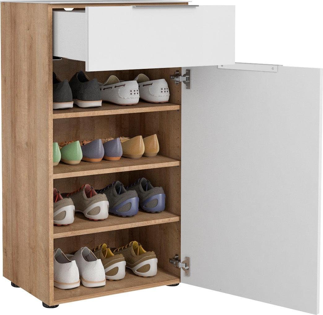 Maja Möbel Schuhschrank »TREND Schuhschrank 2564«, Oberplatte Glas, Schublade Mit Filzeinlage thumbnail