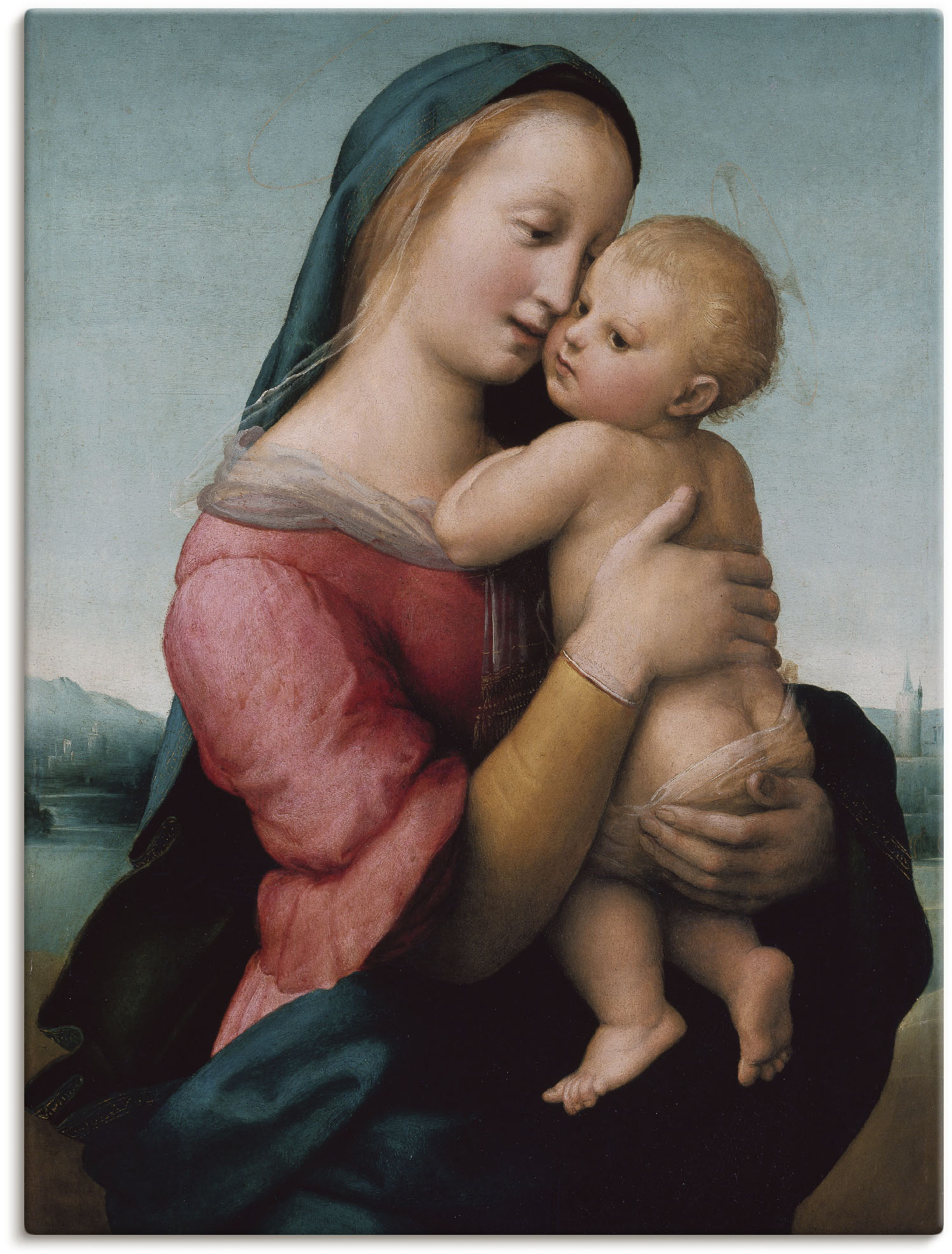 Artland Wandbild »Die Madonna Tempi. Um 1507«, Gruppen & Familien, (1 St.), in Vielen Größen & Produktarten -Leinwandbild, Poster, Wandaufkleber /
