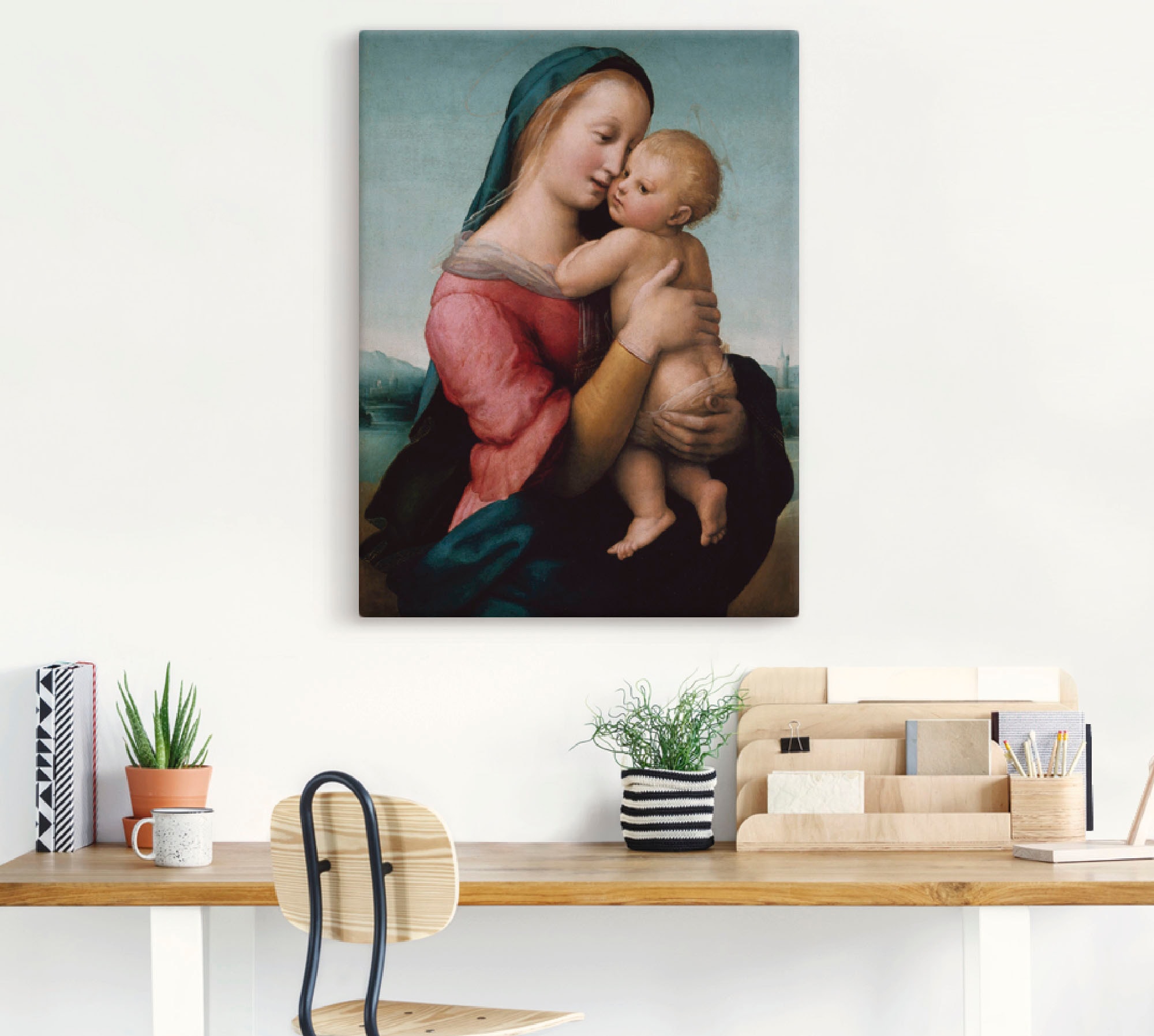 Artland Wandbild »Die Madonna Tempi. Um 1507«, Gruppen & Familien, (1 St.), in Vielen Größen & Produktarten -Leinwandbild, Poster, Wandaufkleber / thumbnail