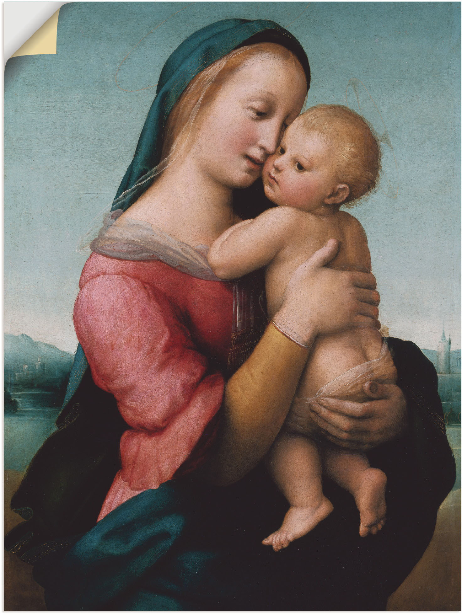 Artland Wandbild »Die Madonna Tempi. Um 1507«, Gruppen & Familien, (1 St.), in Vielen Größen & Produktarten -Leinwandbild, Poster, Wandaufkleber /