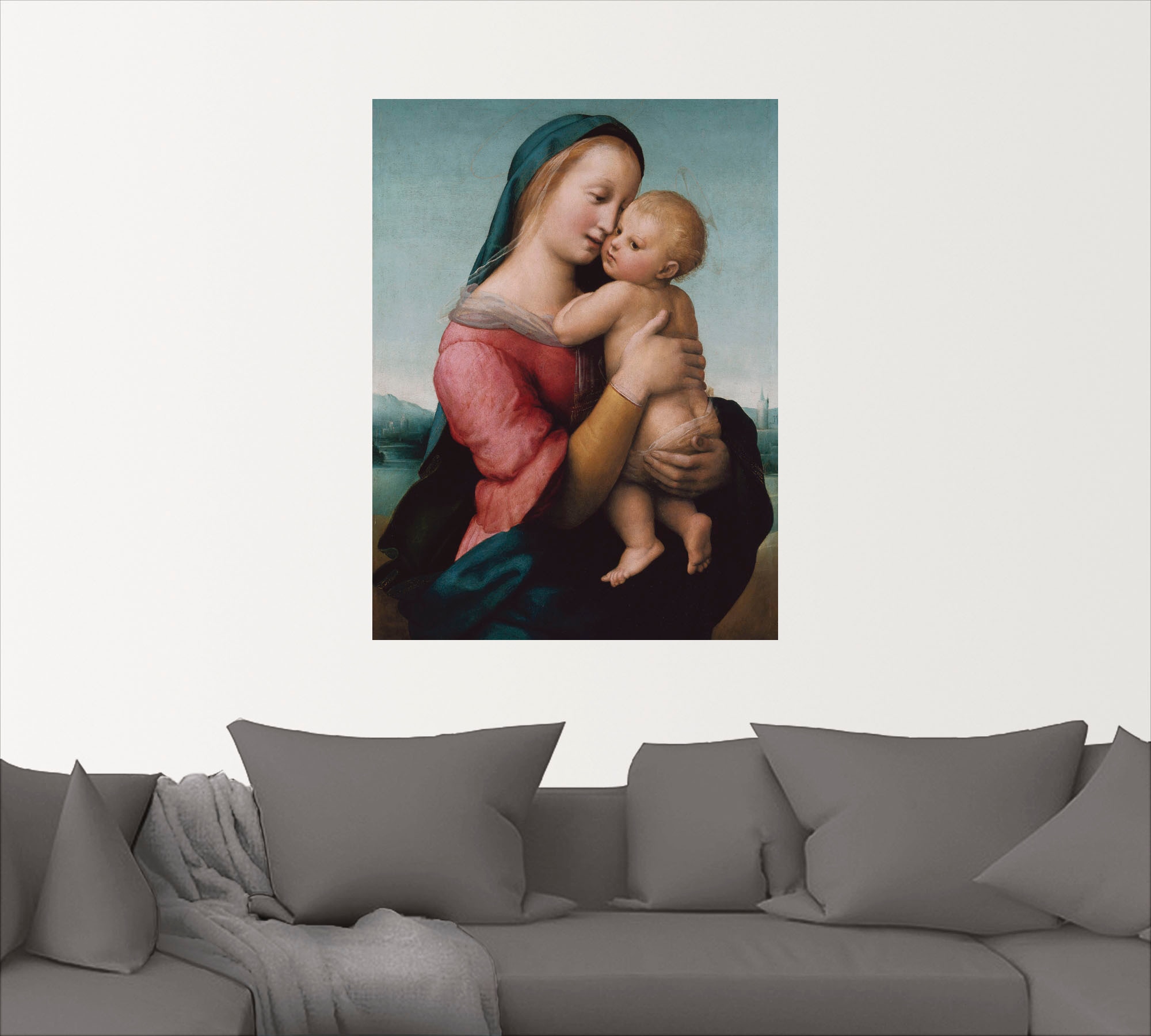 Artland Wandbild »Die Madonna Tempi. Um 1507«, Gruppen & Familien, (1 St.), in Vielen Größen & Produktarten -Leinwandbild, Poster, Wandaufkleber / thumbnail