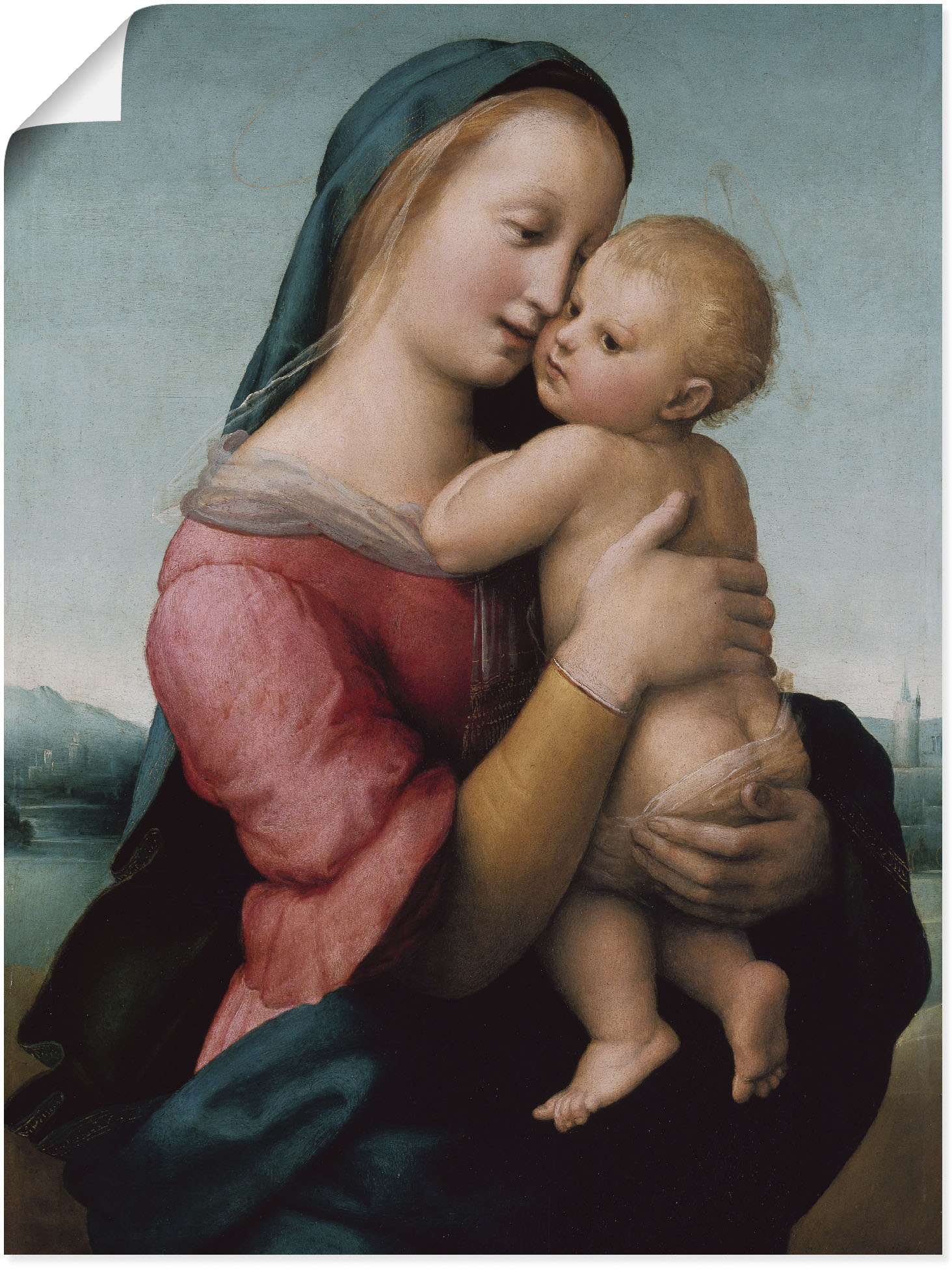 Artland Wandbild »Die Madonna Tempi. Um 1507«, Gruppen & Familien, (1 St.), in Vielen Größen & Produktarten -Leinwandbild, Poster, Wandaufkleber /