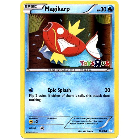 Pokemon Promo Magikarp #22 [Toys 'R Us]