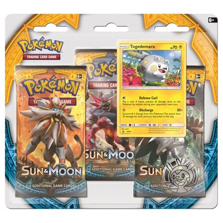 Pokemon Sun and Moon 1 3-Pack Plus Promo Card