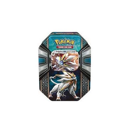 Pokemon TCG: Legends of Alola Solgaleo-GX Tin | Collectible Trading Card Set | 4 Booster Packs, 1 Ultra Rare Foil Promo Card Featuring...