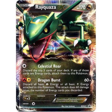 Pokemon Promo Rayquaza EX BW47 [Spring 2012 Tin]