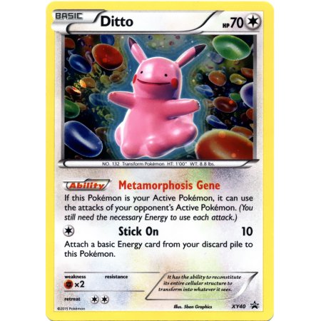 Pokemon Promo Ditto XY40