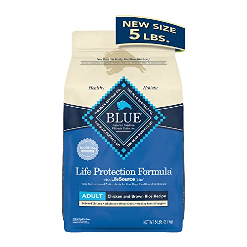 Blue Buffalo Life Protection Formula Adult Dry Dog Food  Chicken & Brown Rice  5 Lbs